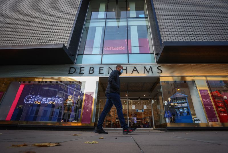 Debenhams Plc商店将关闭，威胁另外12,000个英国工作